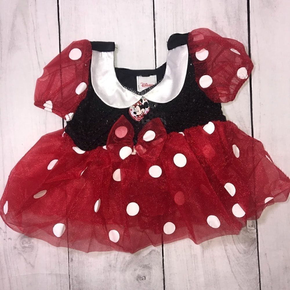 NEW! Disney Costume Minnie Mouse Dress 12 Months